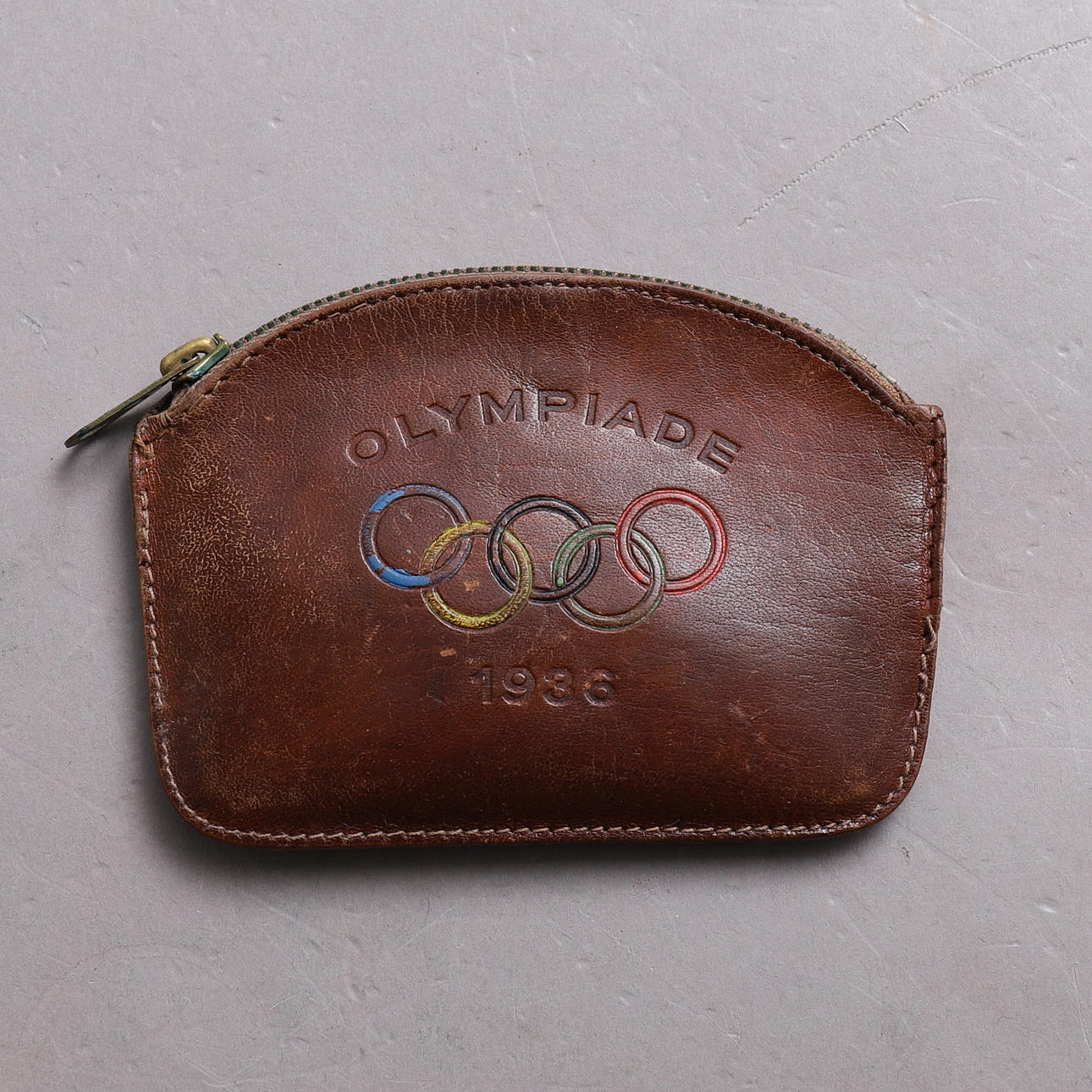 WALLET, leather, Summer Olympics in Berlin 1936.