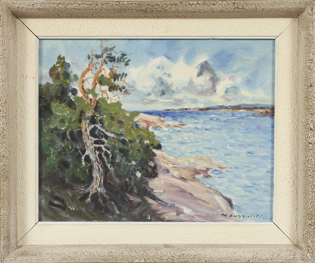 NILS ENGQVIST, olja på duk, sign.