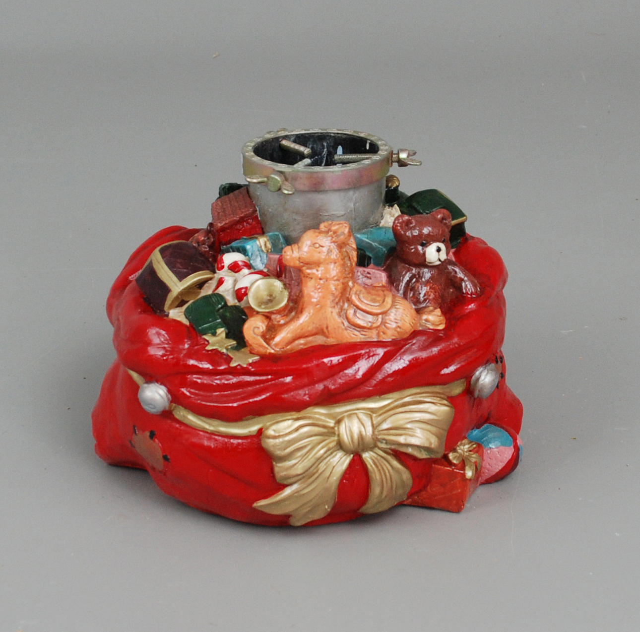 CHRISTMAS TREE FOOT, Santa's sack.