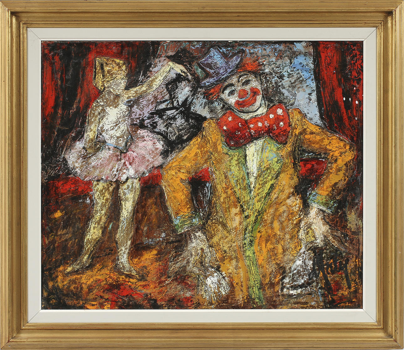 HENRY DANTY, olja på duk, sign.