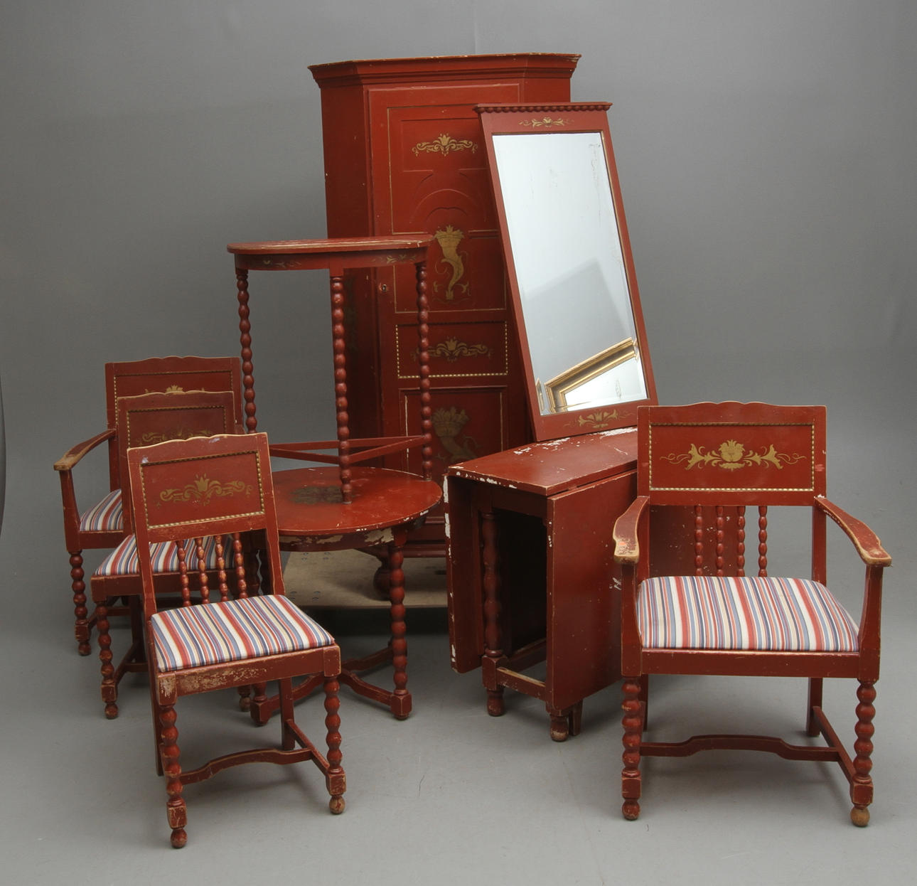 MÖBLEMANG, 9 delar, 1900-talets första hälft.