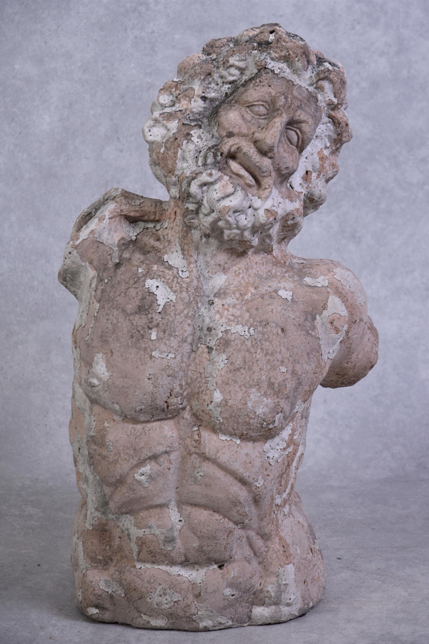 ESCULTURA "Zeus" terracota.