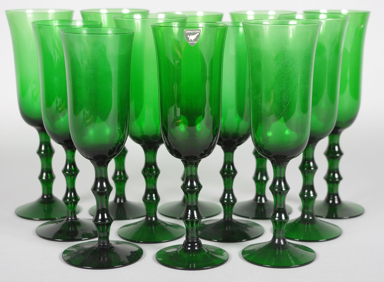 CHAMPAGNEGLAS, "Salut", Simon Gate, Orrefors.