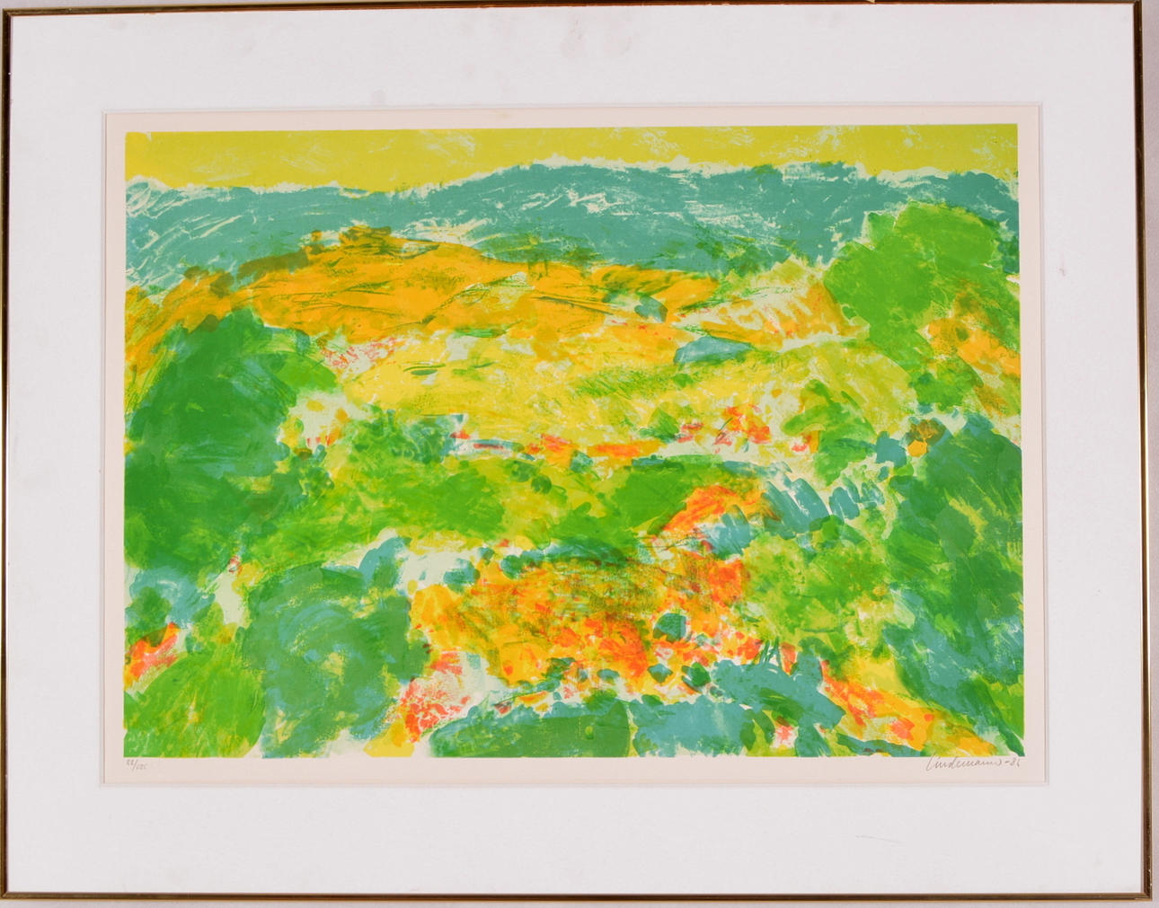 KAI LINDEMANN. Färglitografi.