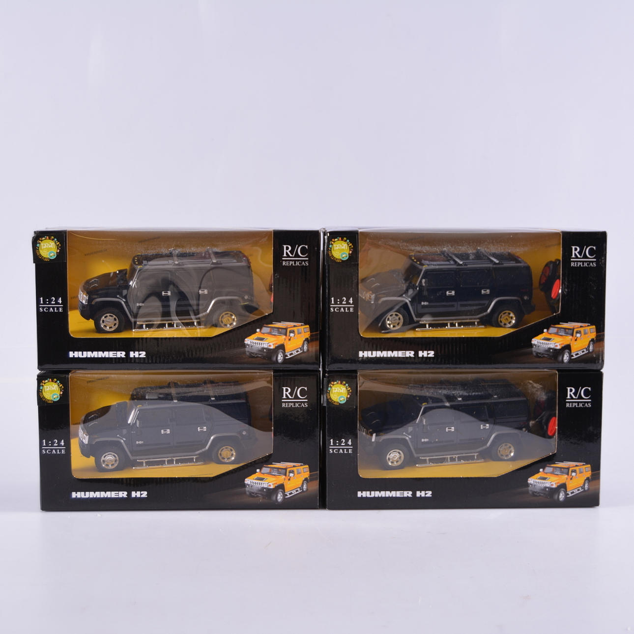 FUNKGESTEUERTE AUTOS, 4 Stück, R/C Replicas, Hummer H2.