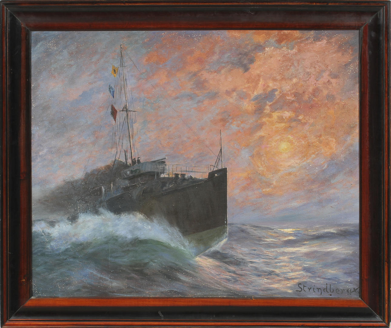 TORE STRINDBERG. Olja på duk. Signerad.