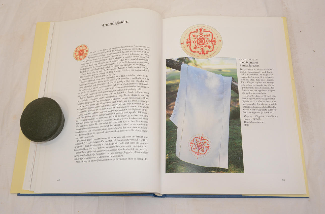 INGRID EGGIMANN-JONSSON. Svenska broderier. Böcker, Kartor