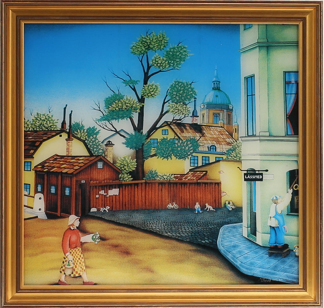 VLADIMIR BECK, print on glass, signed and numbered 259/360.