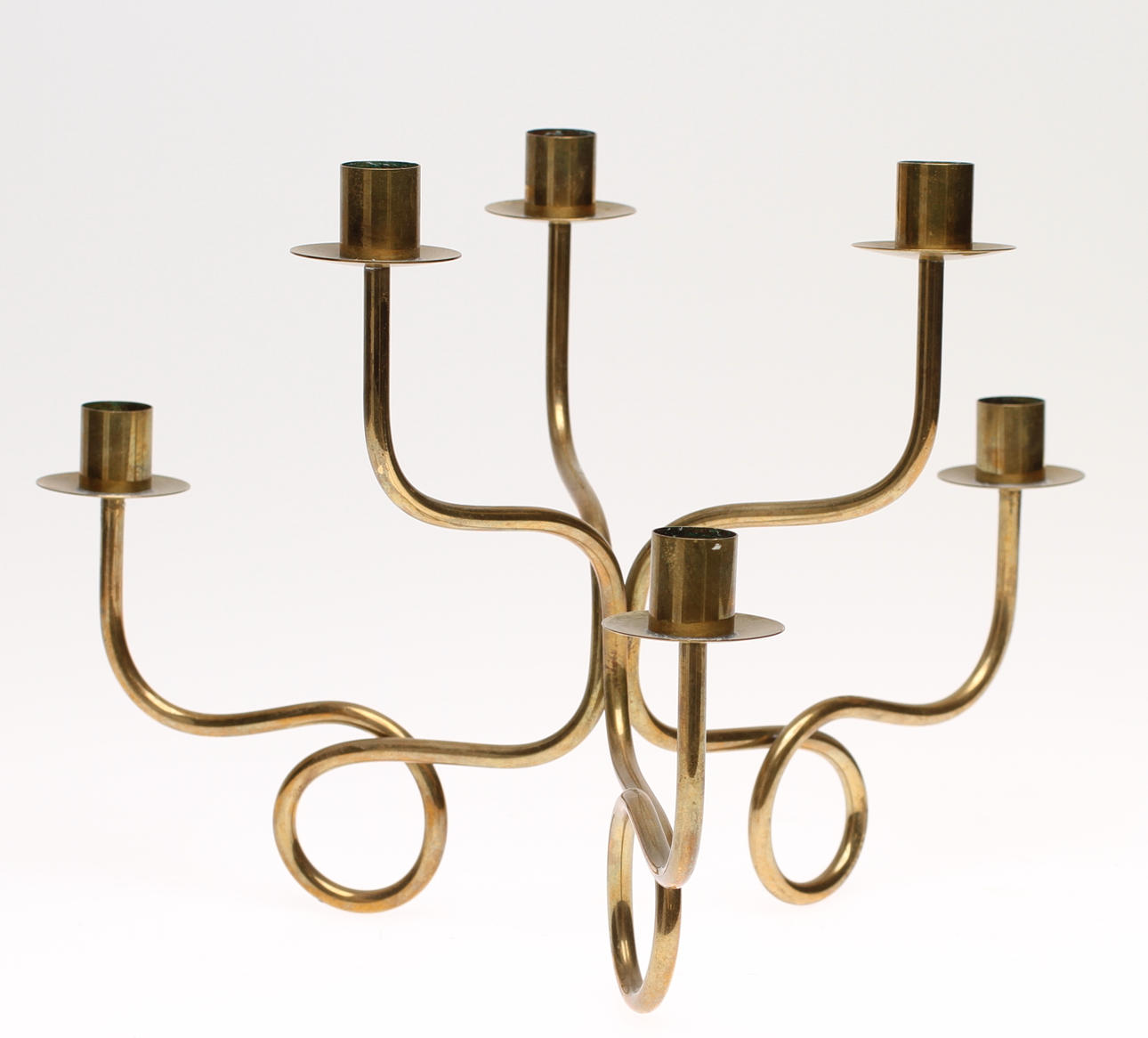 LJUSSTAKE, för 6 ljus, Design Josef Frank för Firma Svenskt Tenn.