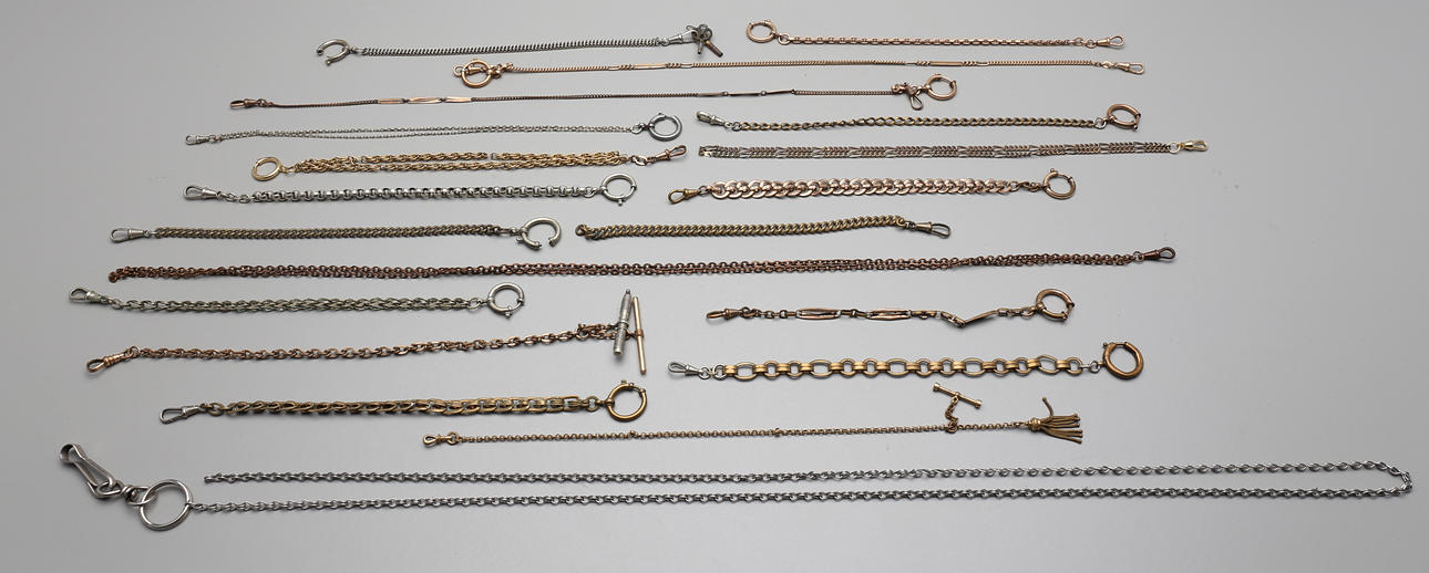 KEDJOR TILL FICKUR, 20 st, metall.