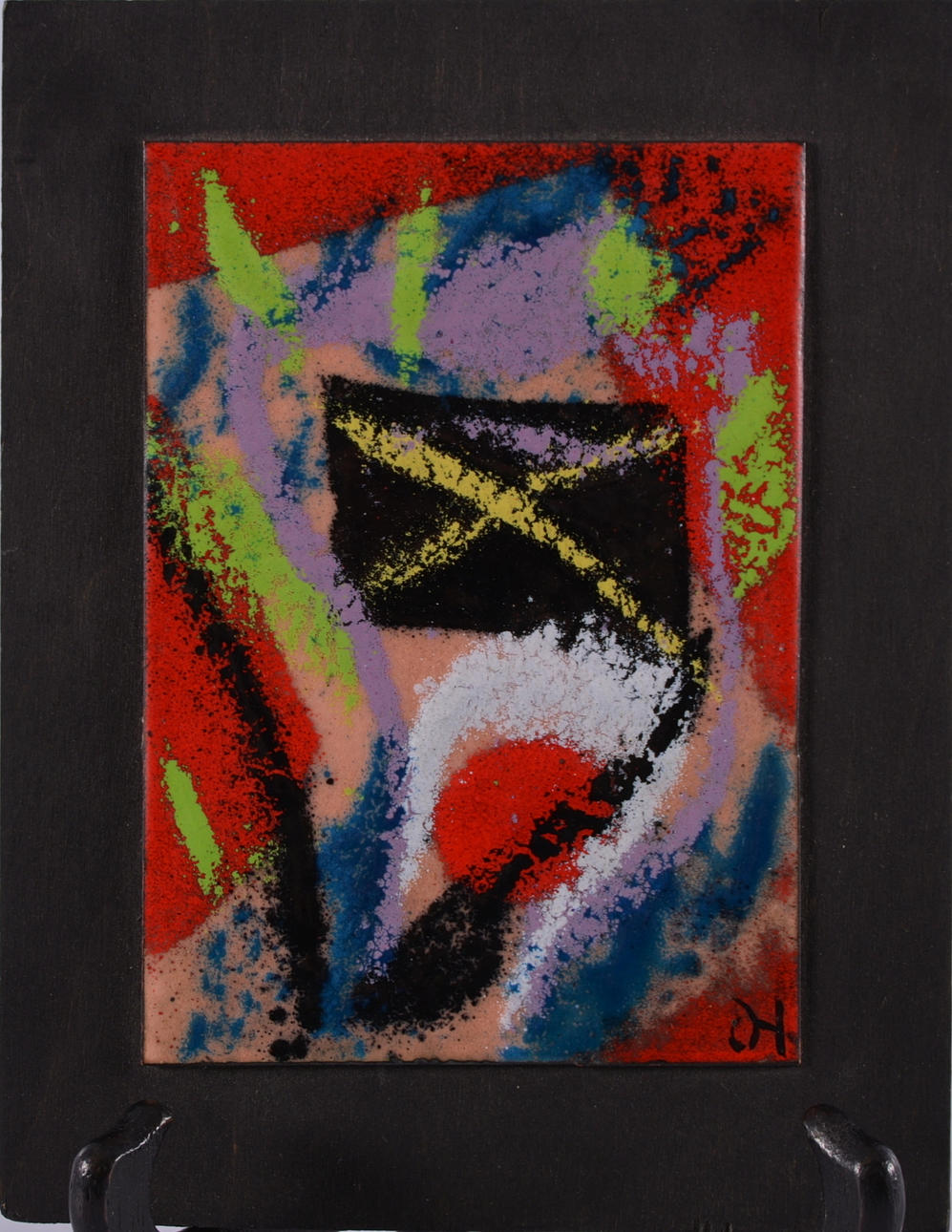 OLE HAMMELEFF. Emaljmålning.