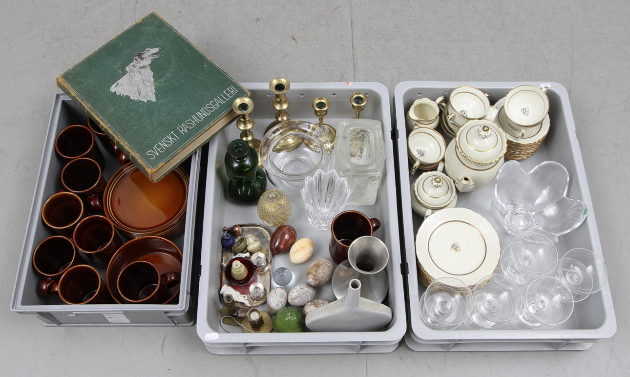 DIVERSE, 1900-tal, bl.a. Orrefors, Gustavsberg.