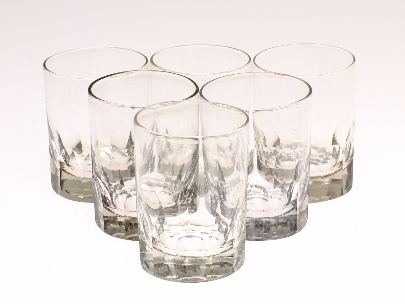 SELTERGLAS, 6 st, 1800-tal.