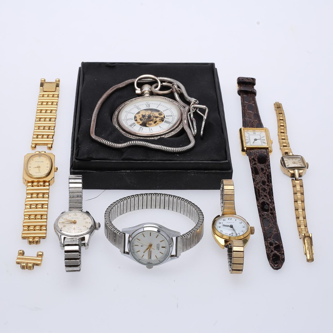 WOMEN'S BRACELETS, 7 pcs., Facit, Certina, etc.