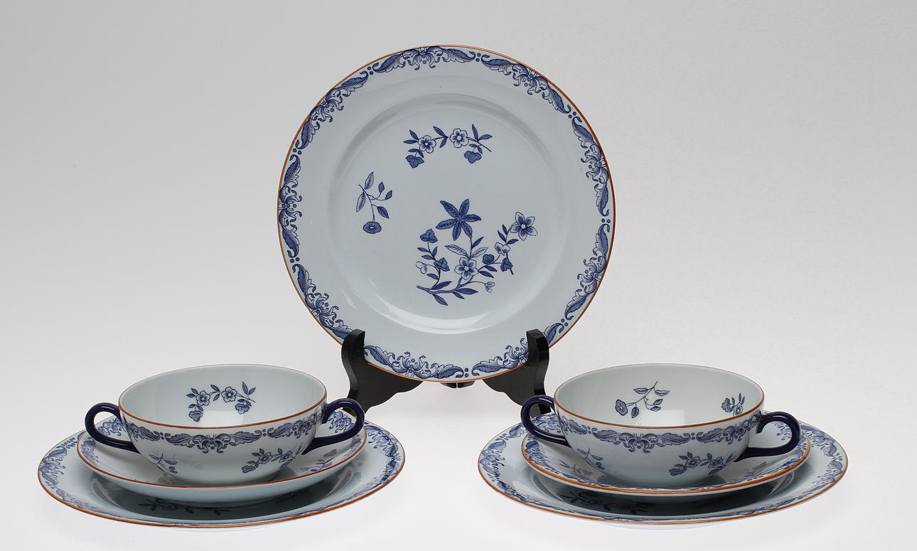 BULJONGSERVIS, 29 delar. "Ostindia" Rörstrand.