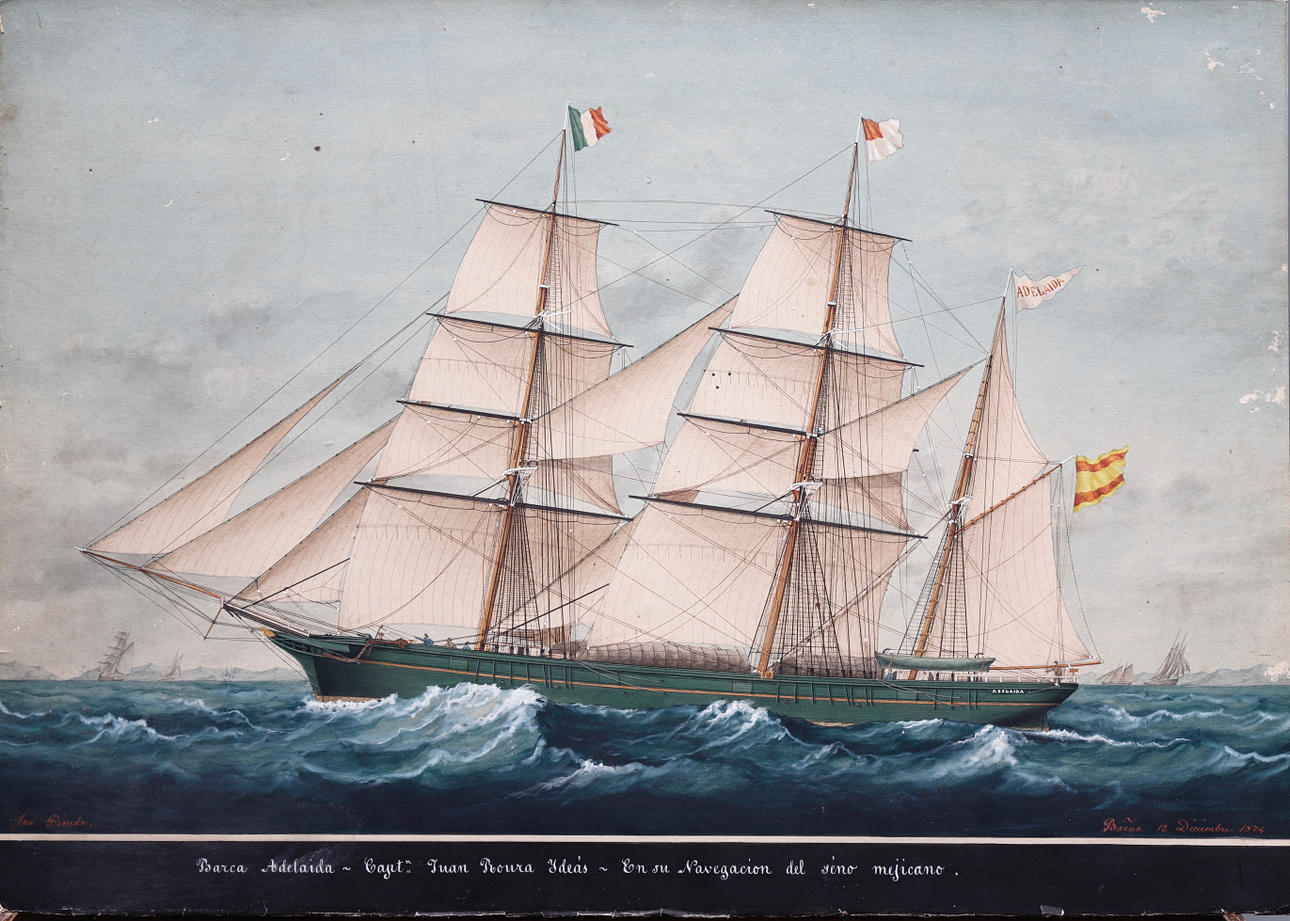 JOSÉ PINEDA. Adelaida boat.