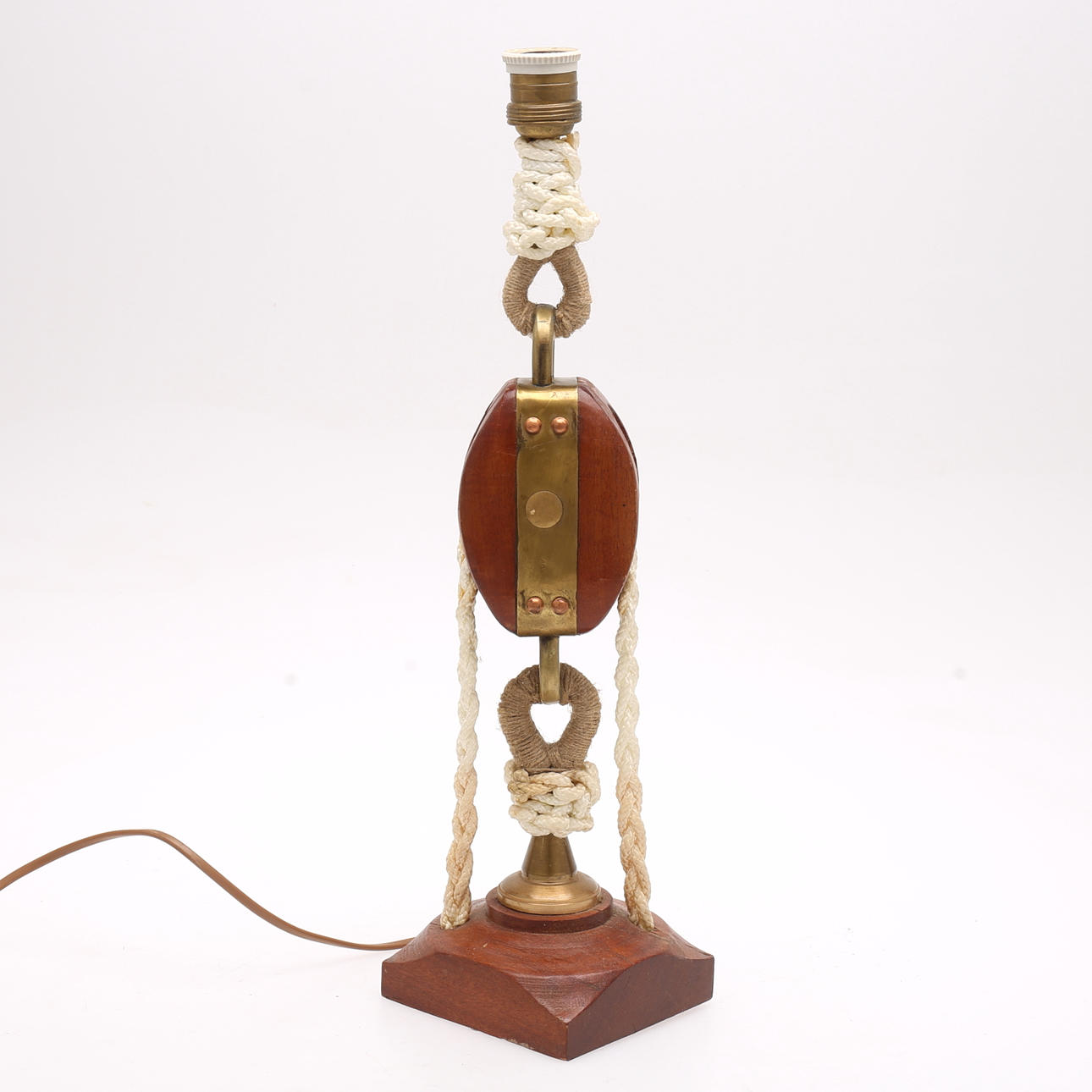 BORDSLAMPA, marin stil, 1900-tal.