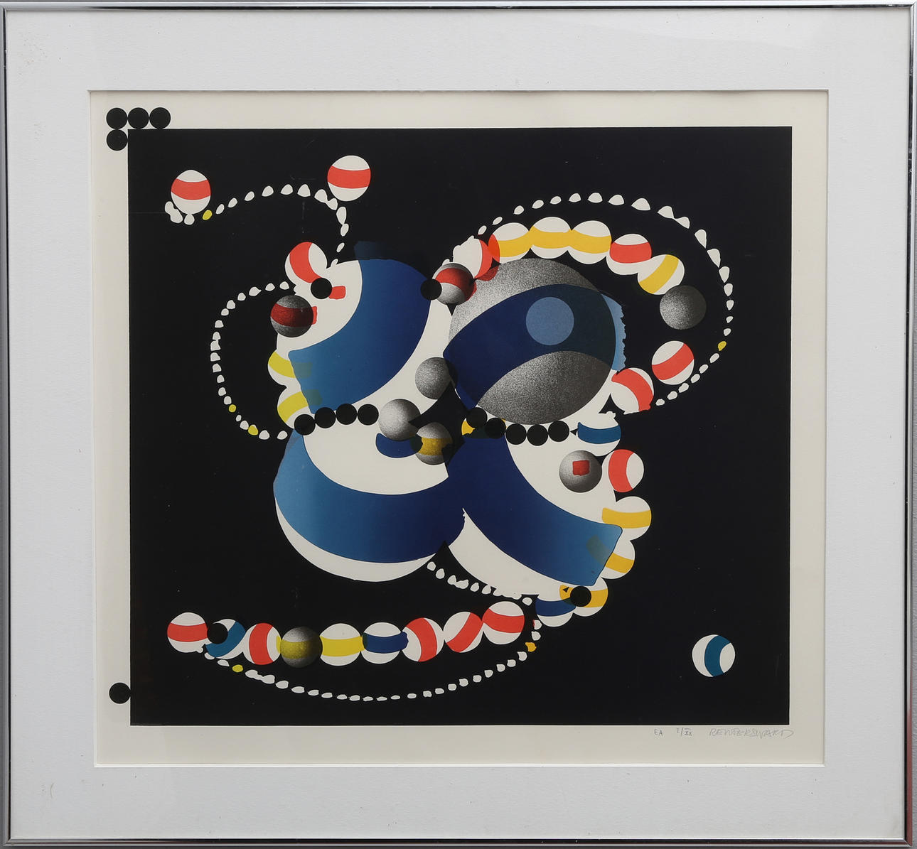 CARL FREDRIK REUTERSWÄRD. COMPOSICIÓN CON BOLAS DE BILLAR.