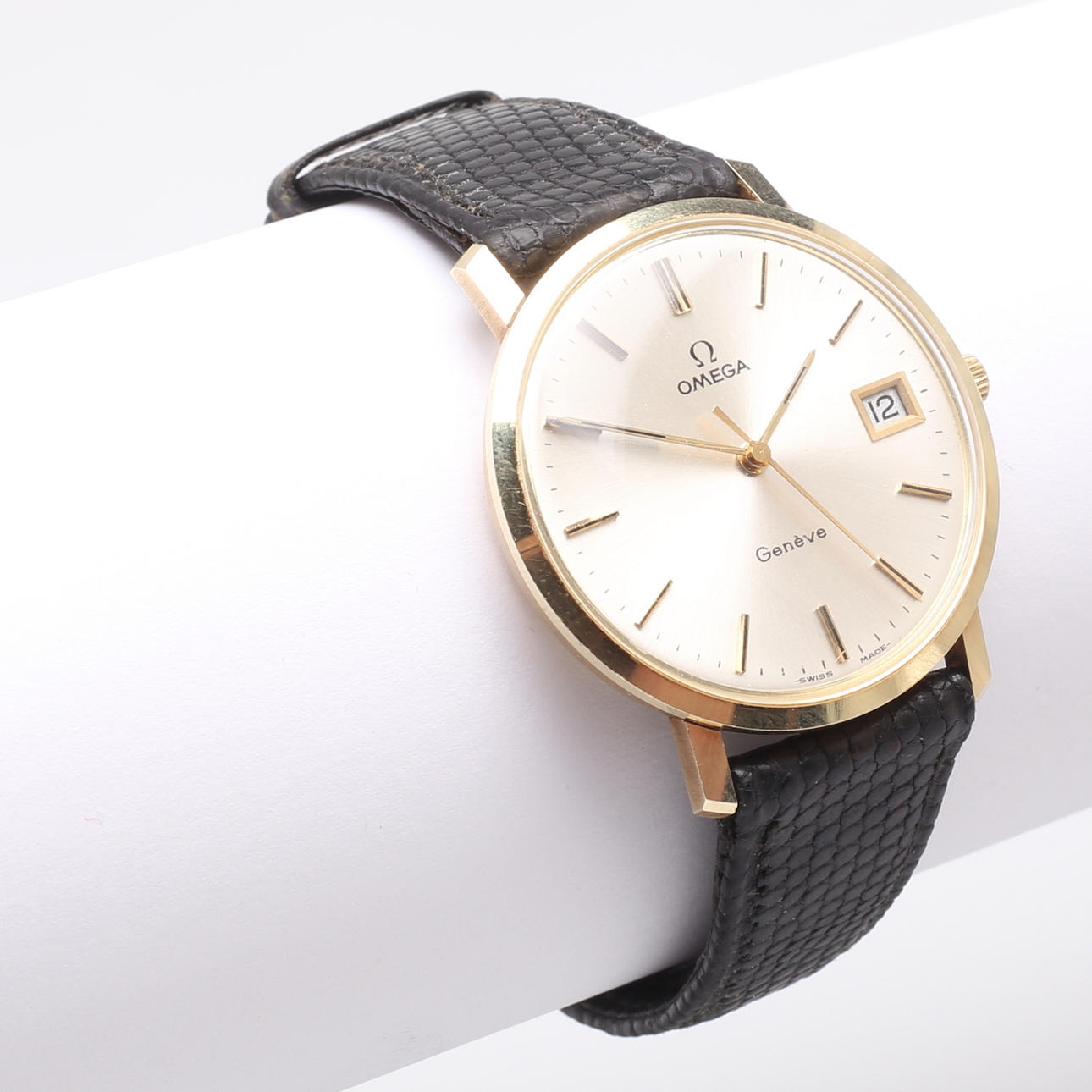 HERREUR, 14 karat guld, Omega Geneva.