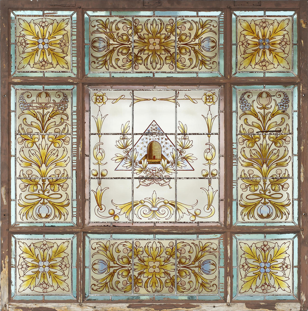 BLYGLASFÖNSTER, 1800-talets slut.