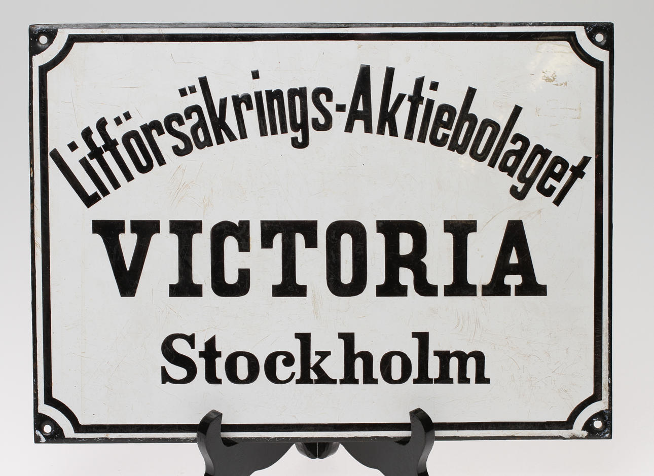 EMALJSKYLT, "Lifförsäkrings-Aktiebolaget VICTORIA Stockholm", 18/1900-tal.