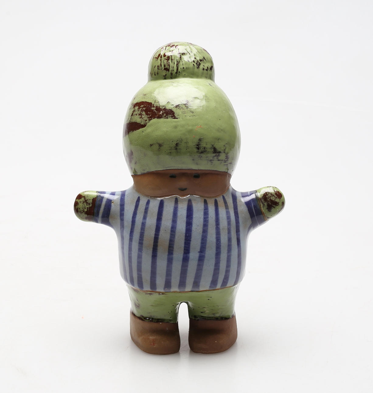 FIGUR, stentøj, "Kalle", Lisa Larson Gustavsberg.