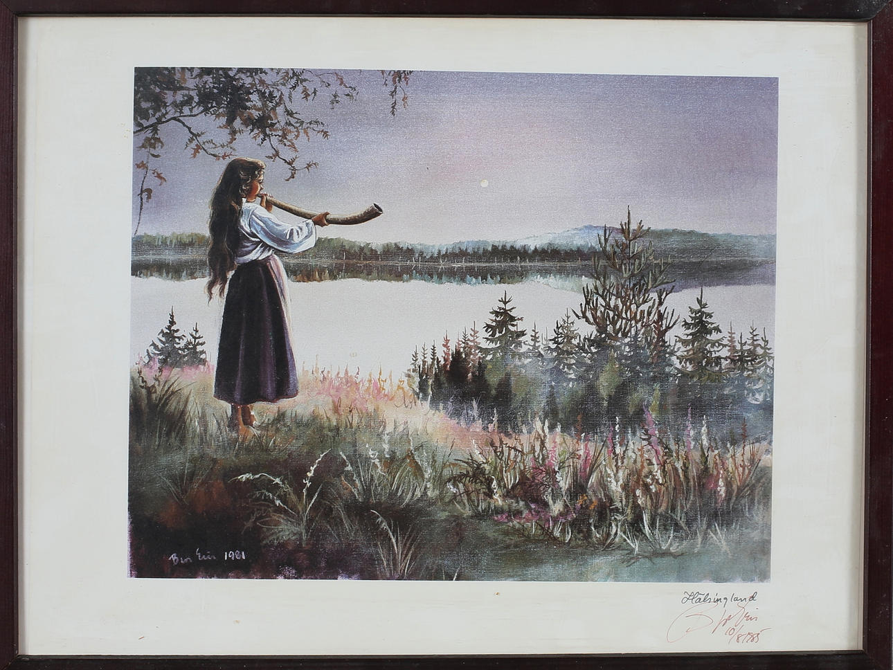 BROR-ERIC BERGQVIST. Offset tryck, 5 st, signerade och daterade.