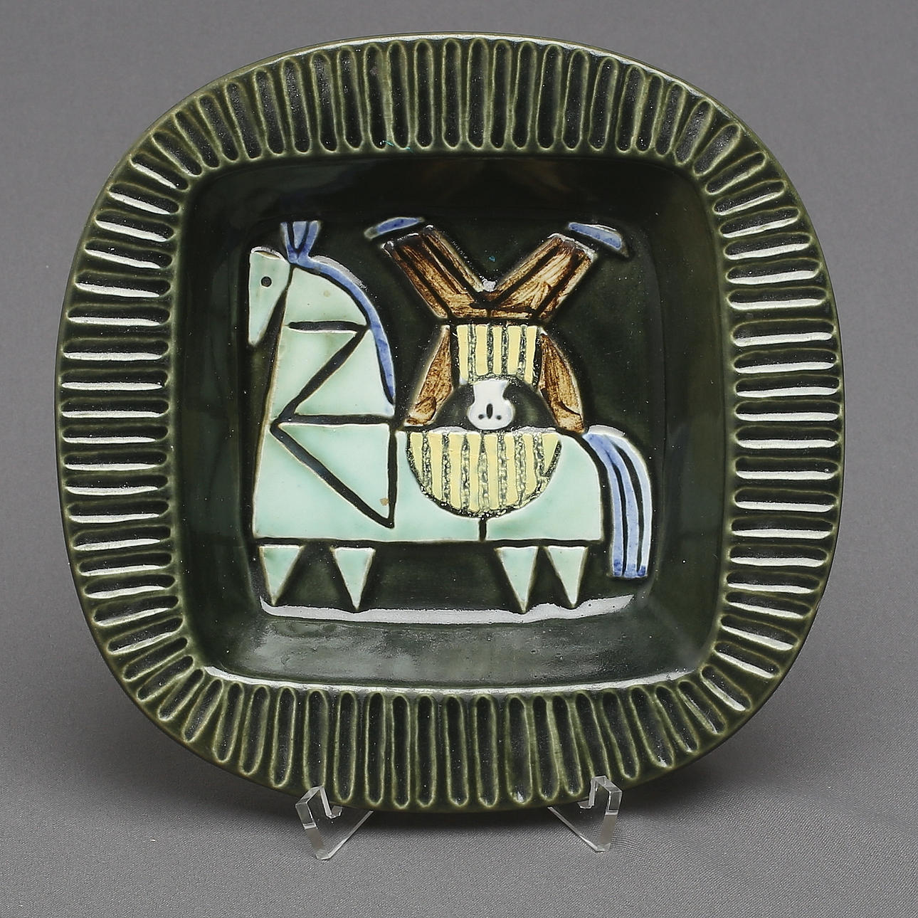 FAT, stengods, "Harlekin", Lisa Larson, Gustavsberg.