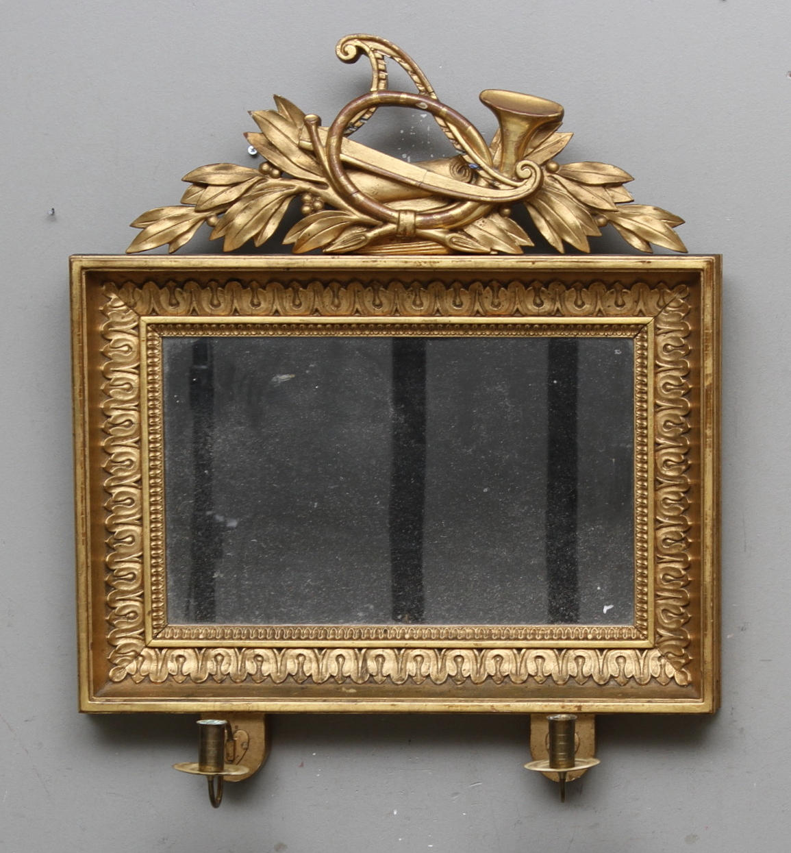 VÄGGLAMPETT, senempire, 1800 talets mitt.