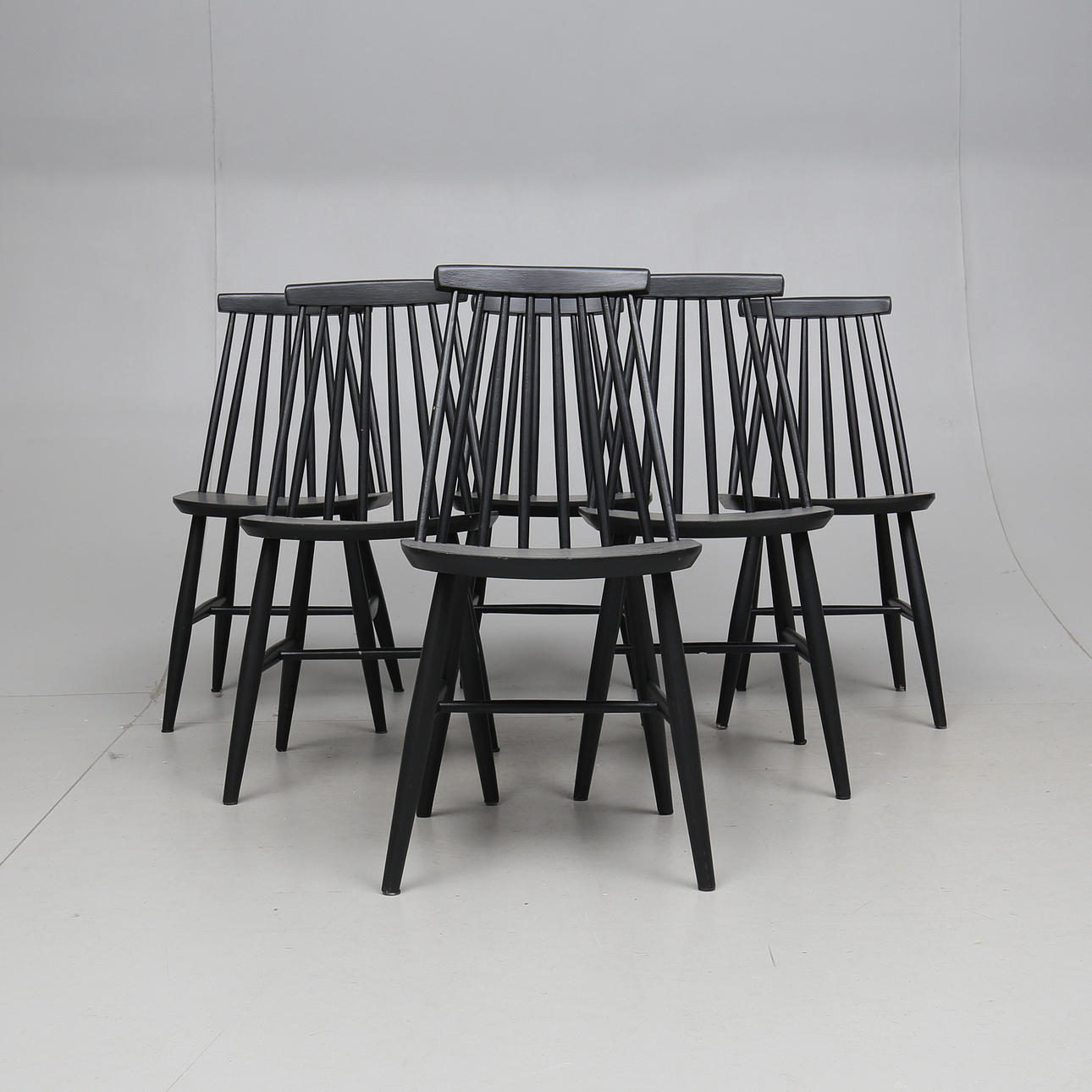 PINNSTOLAR, 6 st, "Tellus", IKEA, 1960-70-tal.