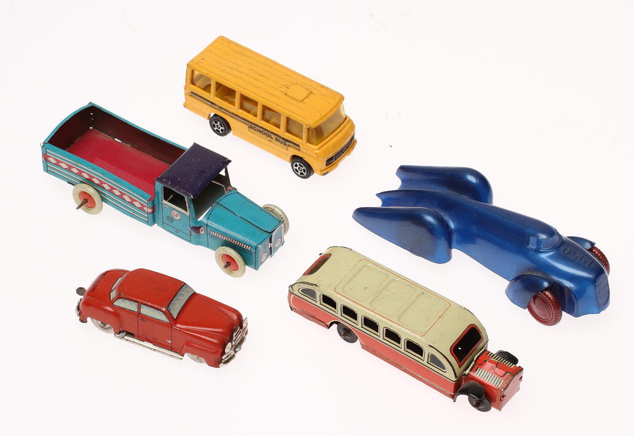 LEKSAKSBILAR 5 stycken, GERMANY, US ZONE, WESTERN GERMANY.