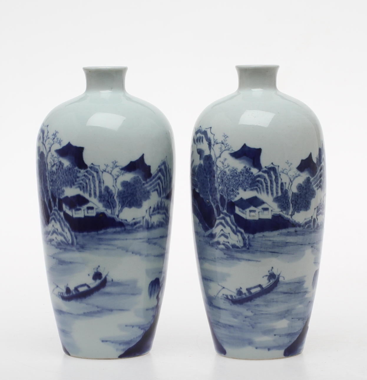 VASER, 1 par, porslin, Kina.