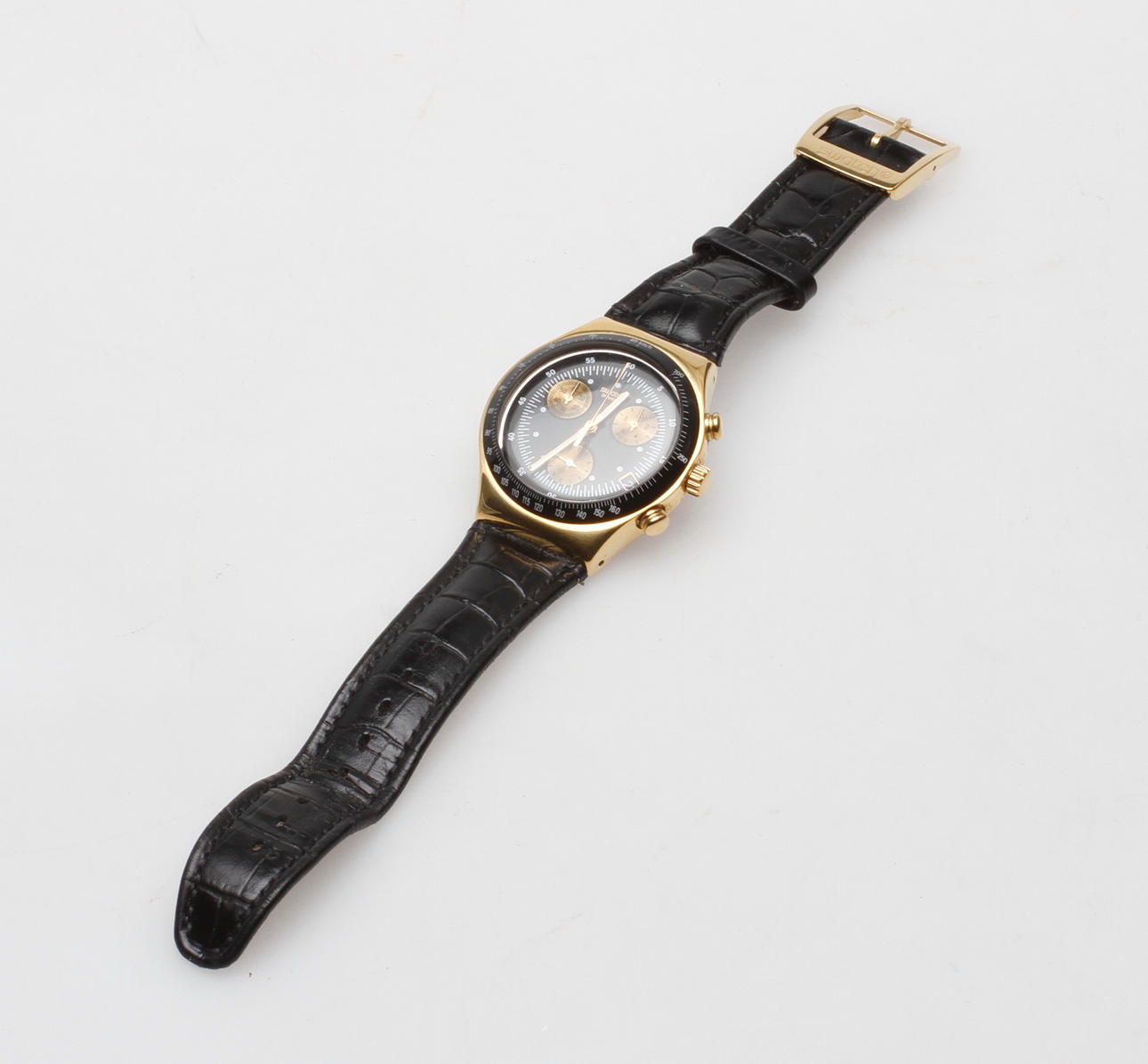 HERRARMBANDSUR, Swatch, Irony chrono, James Bond 007.