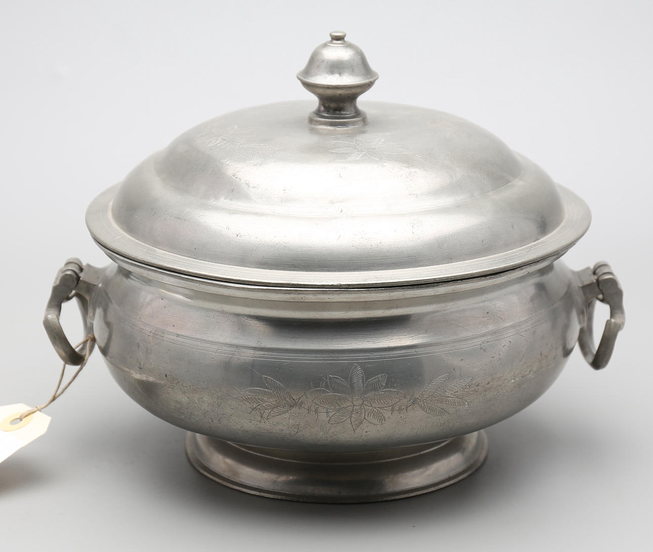 NILS ERIK JUSTELIUS. GRÖTSKÅL, tenn, Eksjö 1858.