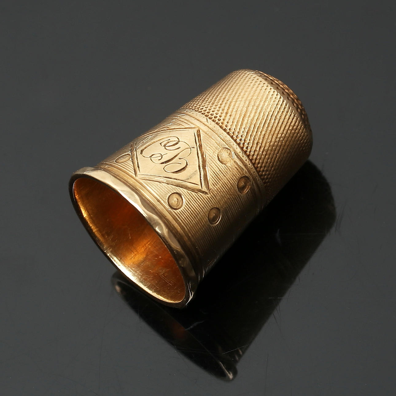 FINGERBORG, 14K guld, 18/1900-tal. Smycken & Ädelstenar - Preciosa ...