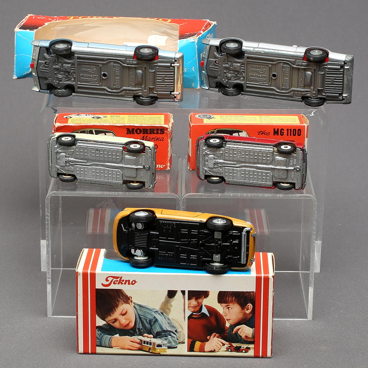 TEKNO, 5 pcs, Passenger cars, including Morris 1100 and Tornado