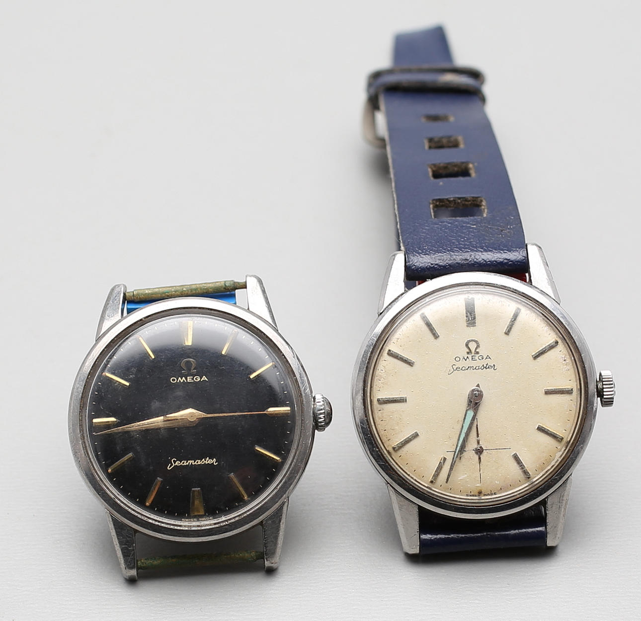 ARMBANDSUR, 2 st, Omega Seamaster.