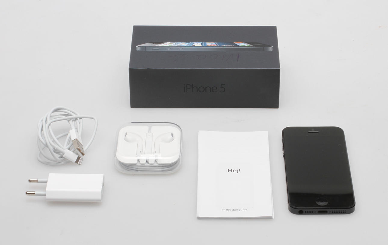MOBILTELEFON, Iphone 5, svart, 16GB.