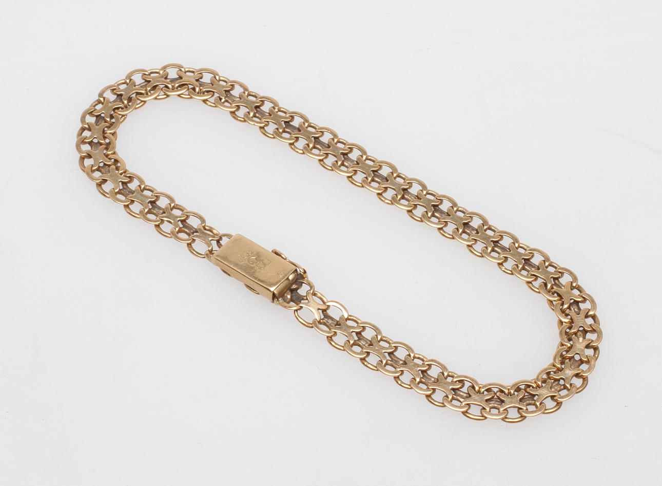 ARMAND X-LÄNK, 18k guld, vikt ca 11 gr.