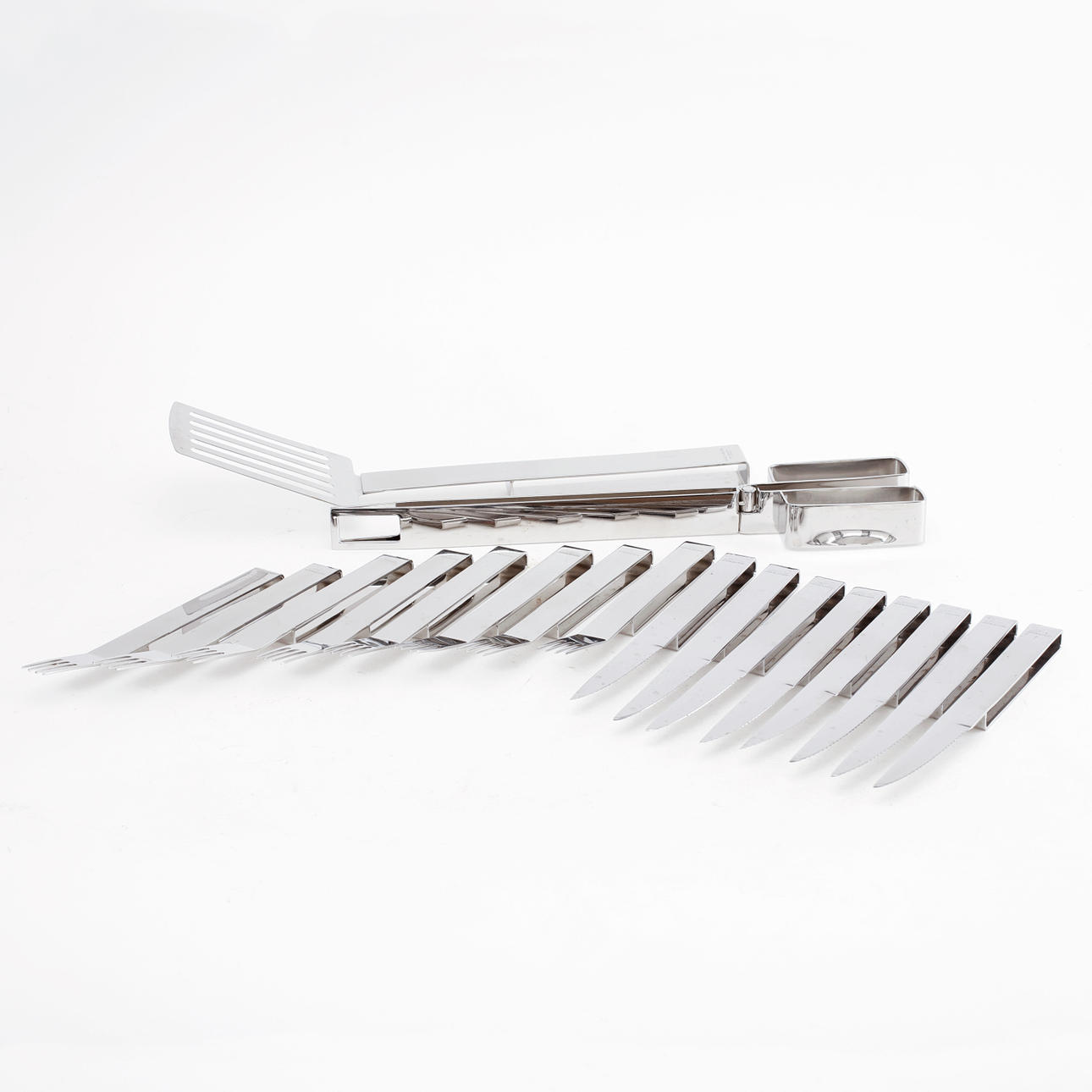 BARBECUE CUTLERY, 18 pieces, Harri Koskinen, Hackman.