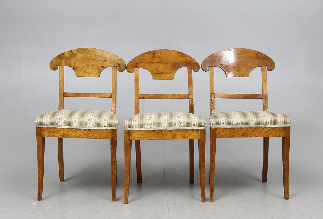 STOLAR, 3 st, Karl Johan, 1800-talets första hälft.