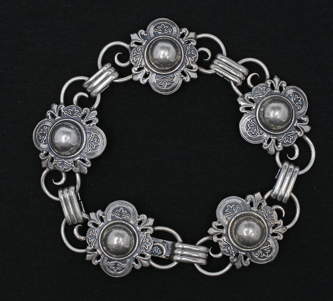BRACELET, sterling silver, Candida, South Africa, mid 1900s.