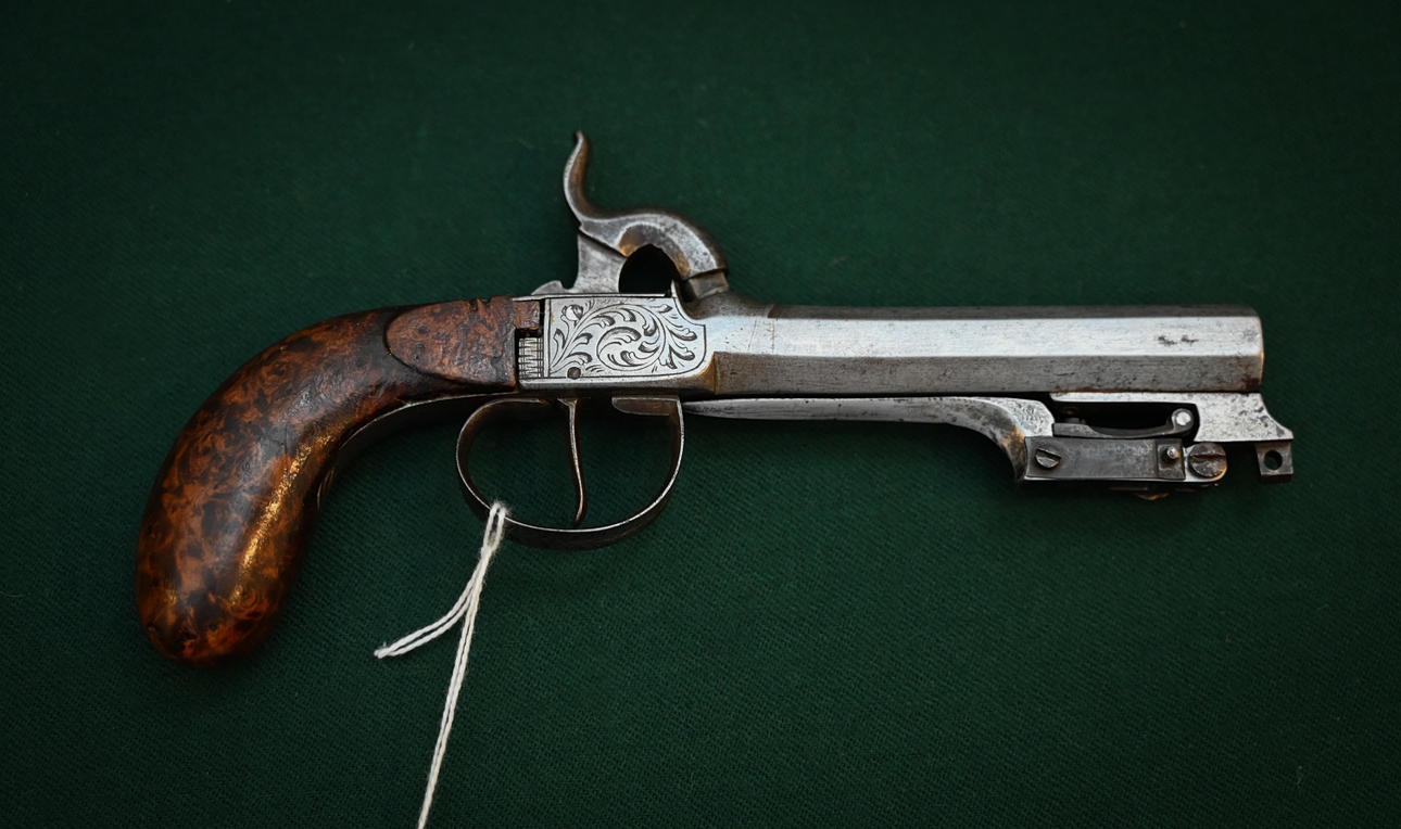 BELGIAN BAYONET PISTOL.