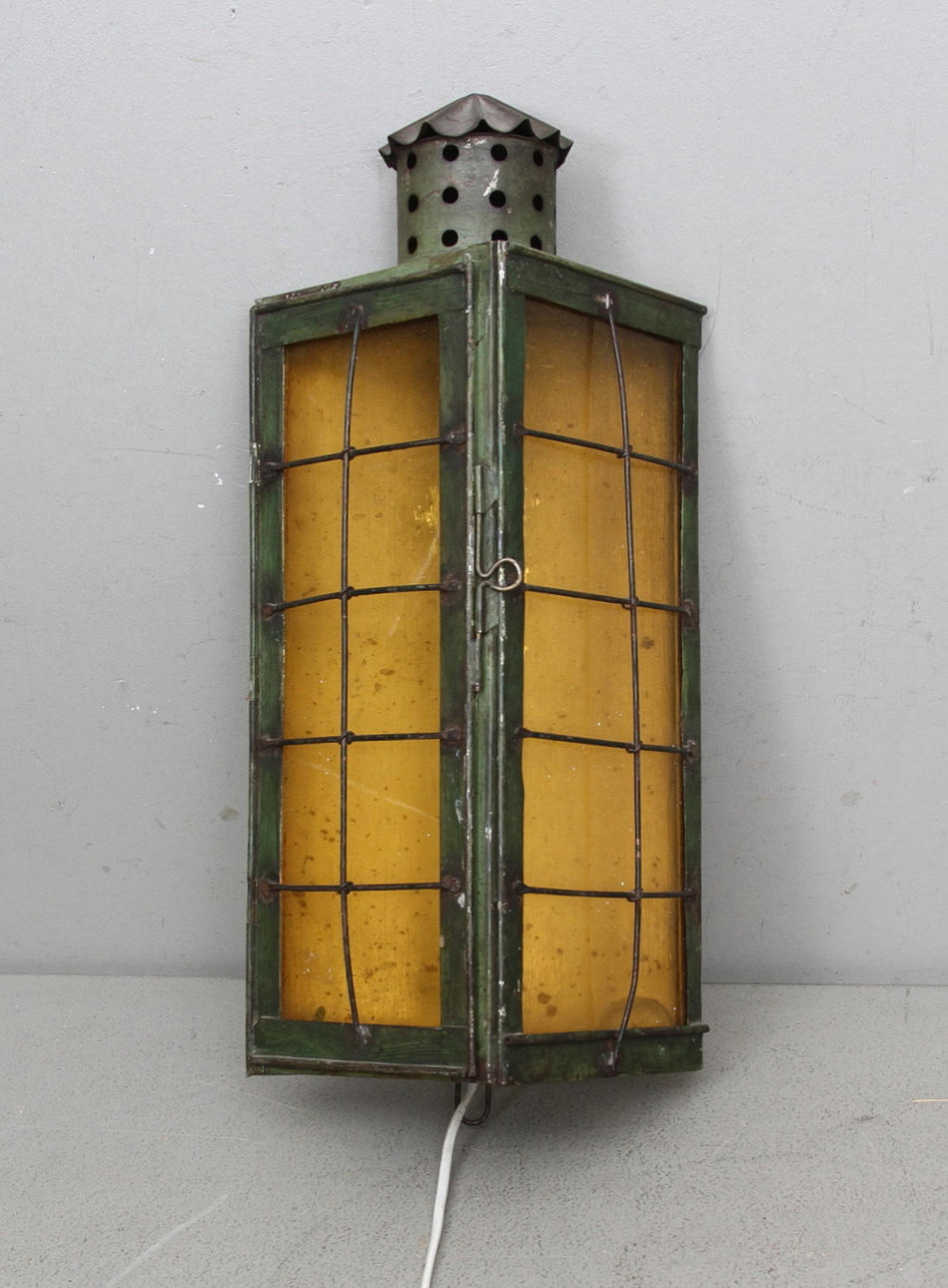 LANTERNA, bemålad plåt, 1800 tal.