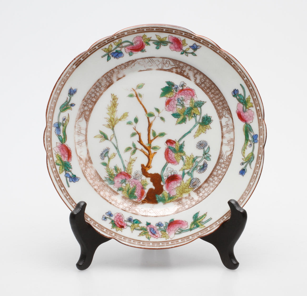 TALLRIKAR, 21 st, ostindiska, 1900-tal.