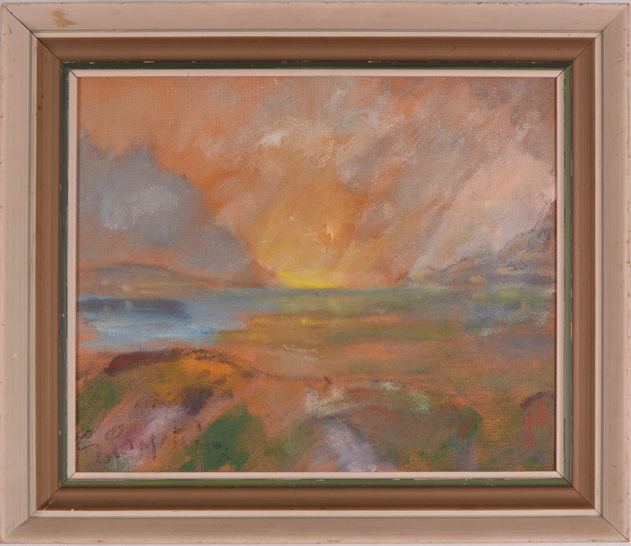 GUSTAV GRAFSTRÖM. Oil on Board.