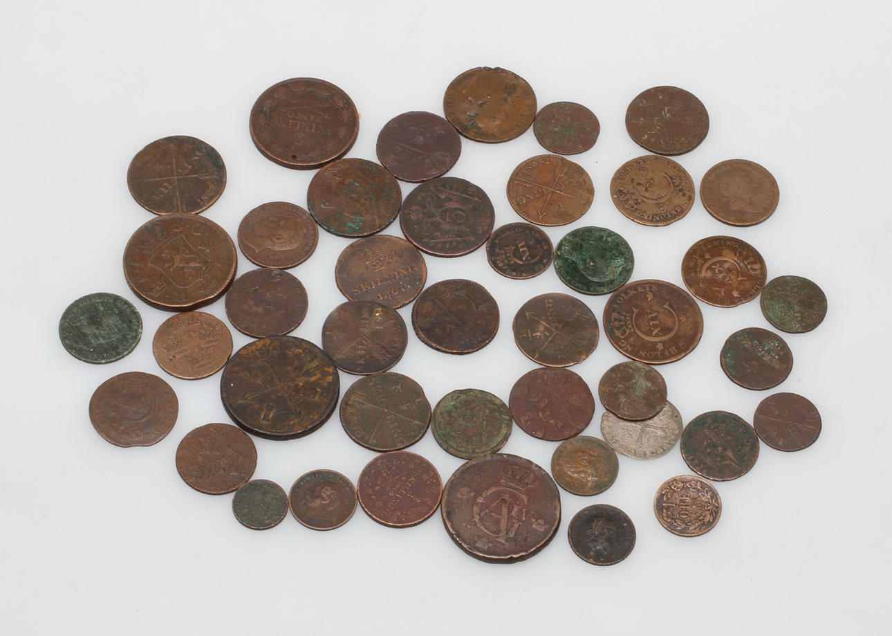 MYNT, 43 st, 1500-1800-tal.