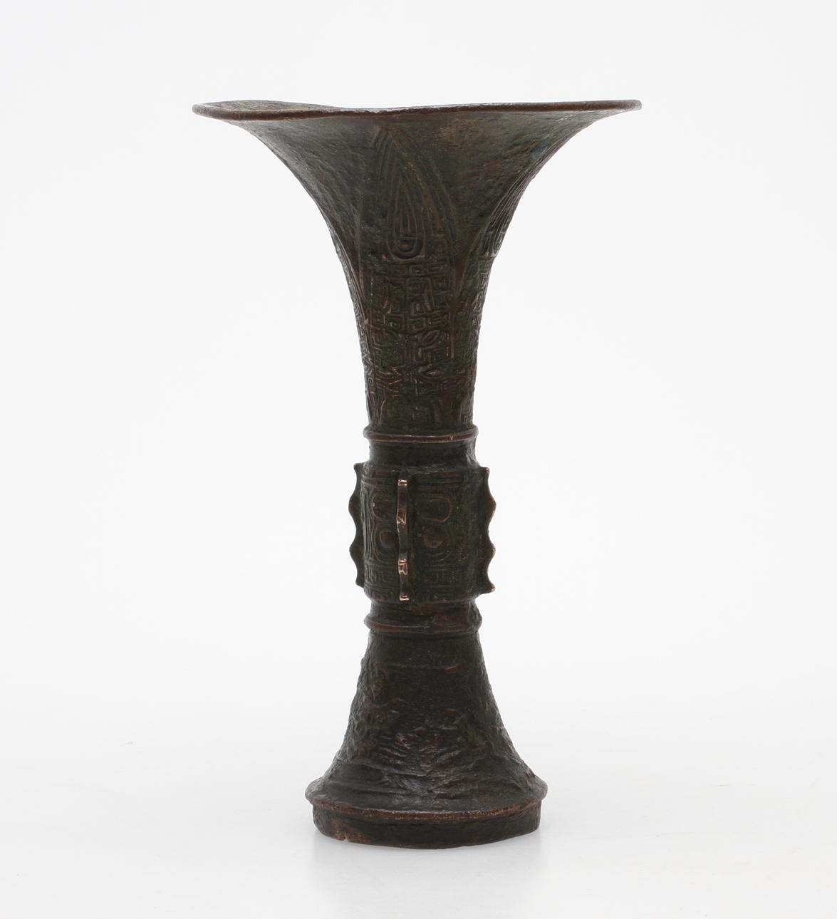 VINBÄGARE, sk. Shang Gū, brons, Kina, sen Shang Dynasty.