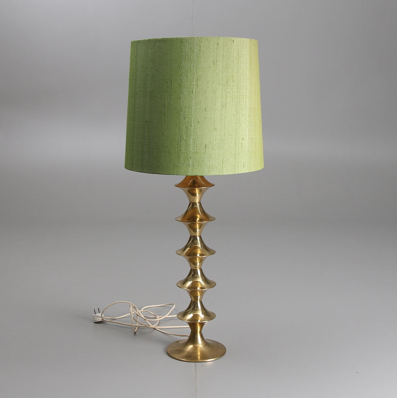 BORDSLAMPA, Mässing, "Elit AB, Danmark" 1900-talets andra hälft.