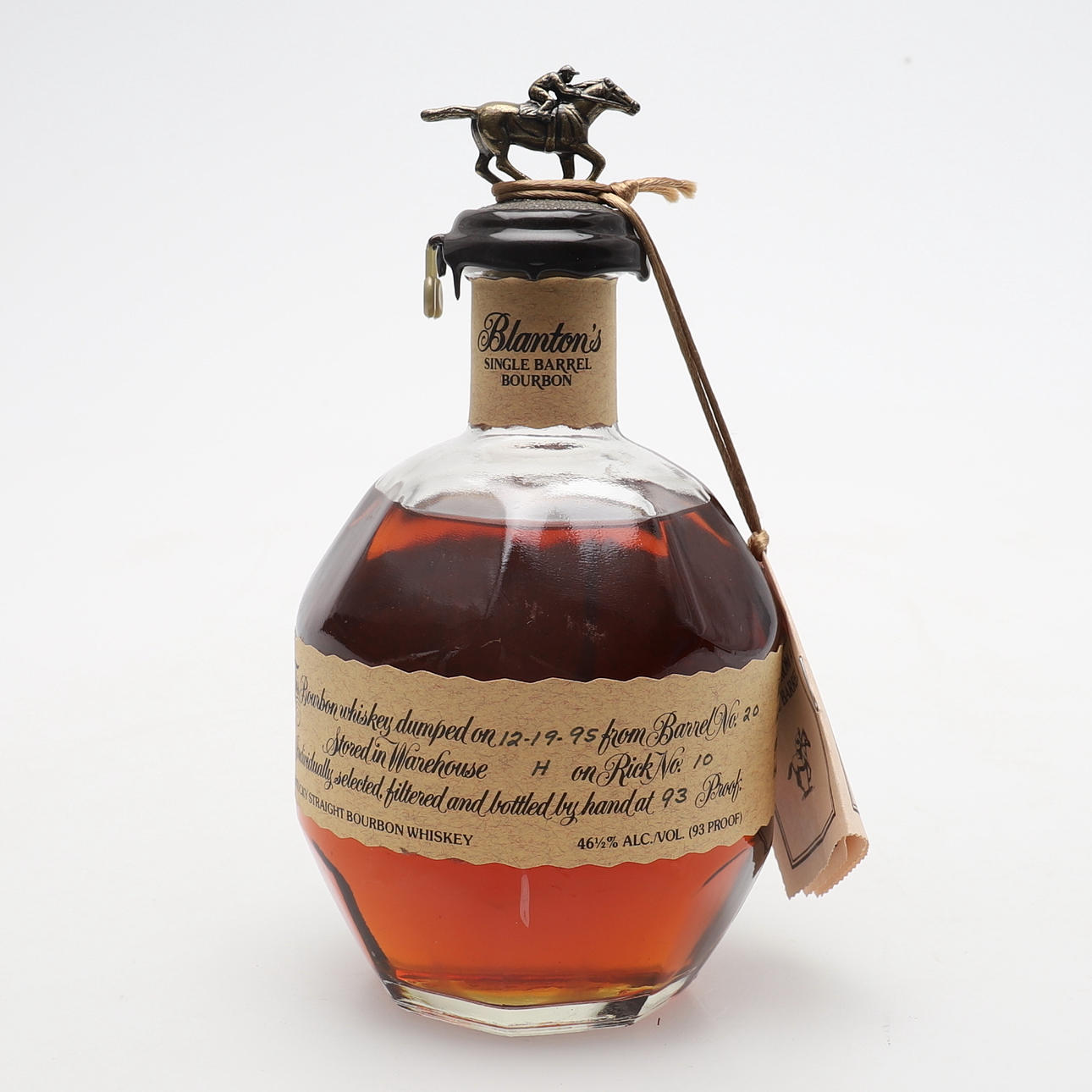 BLANTONS KENTUCKY ENDA FAT BOURBON. Vin, Portvin & Spritdrycker - Auctionet